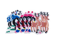 Naklejki z filcu Zwierzęta święta FVX06 Brewis